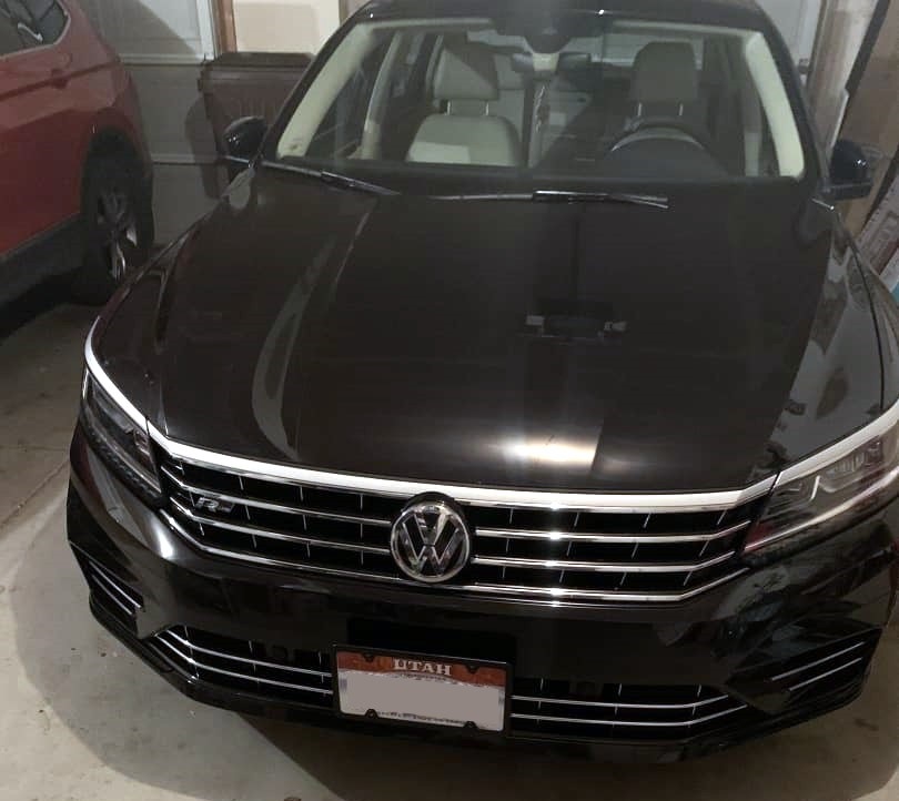 Volkswagen VW PASSAT 2019 No drill no holes license plate holder mount ...